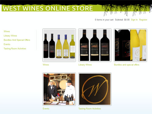 West Wines E-Commerce
